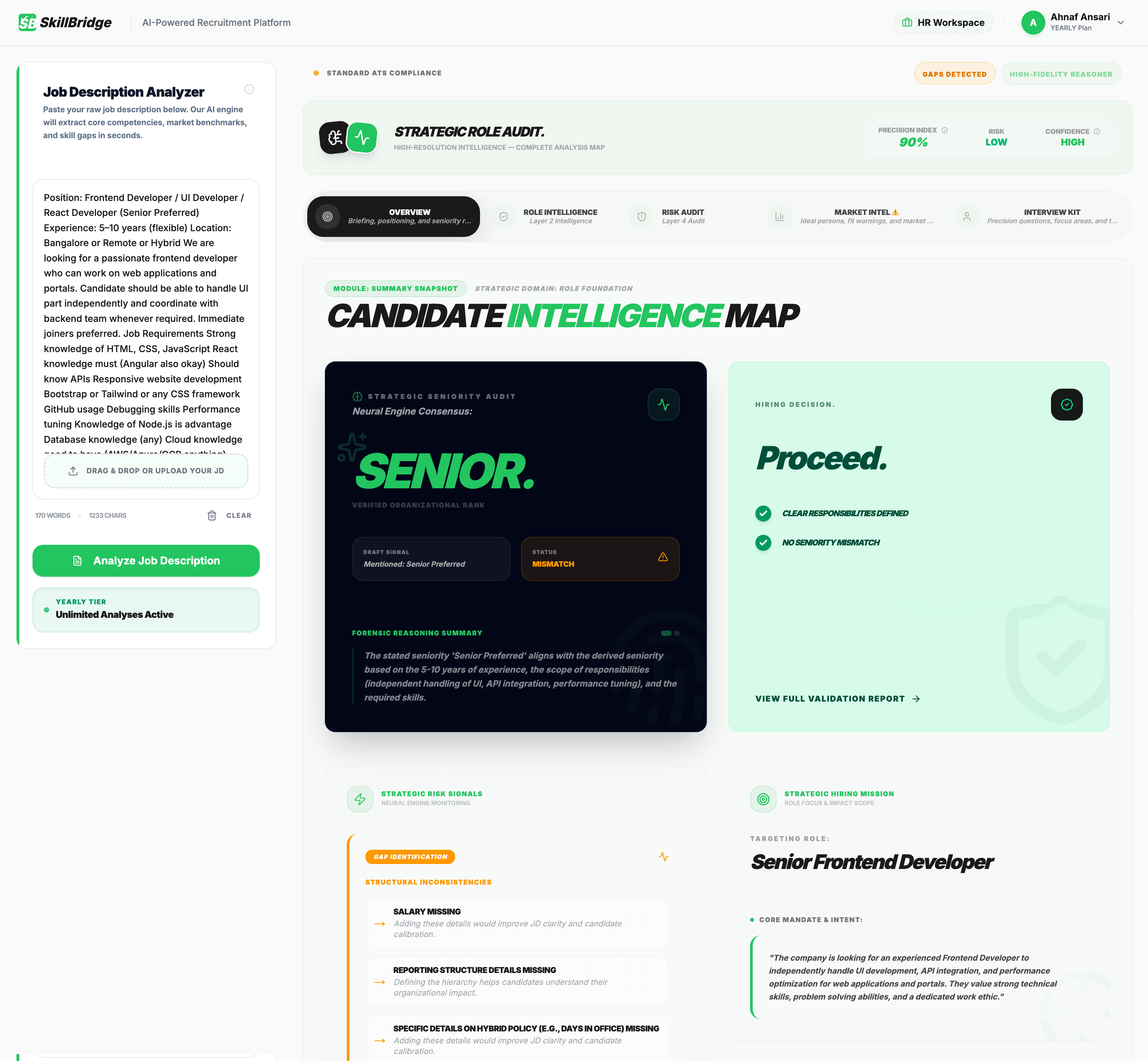 Extraction - SkillBridge AI Recruitment Intelligence Dashboard